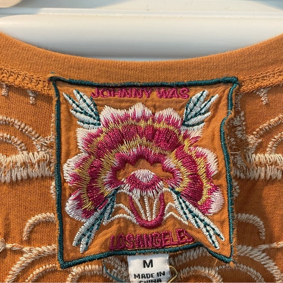 Johnny Was orange dress New with Tags - Picture 3 of 5